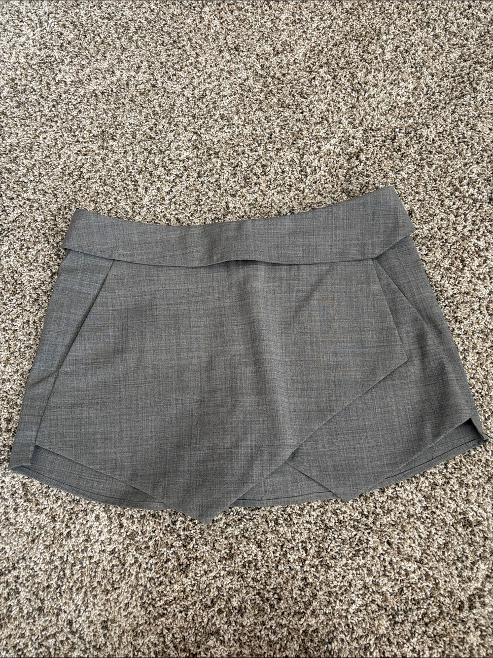 Talula Gray Wrap-Front Women’s Shorts